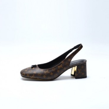 루이비통 여성 스윙 슬링백 펌프스 - Louis vuitton Womens Swing Slingback pumps 