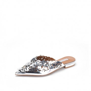 아쿠아주라 여성 플라워 뮬 - Aquazzura Womens Flower Mules 