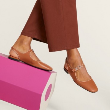 에르메스 여성 클레오 슬링백 - Hermes Womens Kleo Slingback 