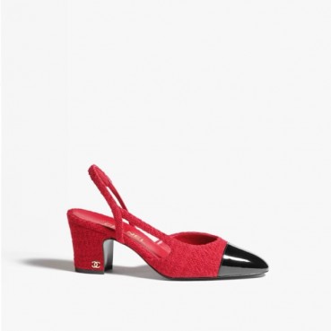 샤넬 여성 미들힐 슬링백 - Chanel Womens Middle Heel Slingback 