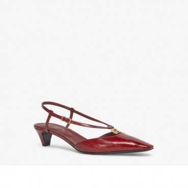 펜디 여성 레드 슬링백 - Fendi Womens Red Slingback 