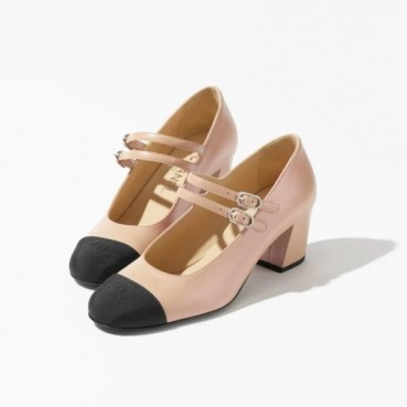 샤넬 여성 미들힐 구두 - Chanel Womens Middle heel Shoes 