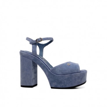 샤넬 여성 하이힐 슬링백 - Chanel Womens Blue Slingback 