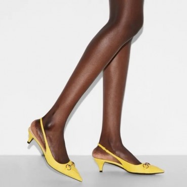 구찌 여성 홀스빗 슬링백 - Gucci Women Horsebit Slingback 