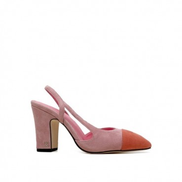 샤넬 여성 하이힐 슬링백 - Chanel Womens Pink Slingback 