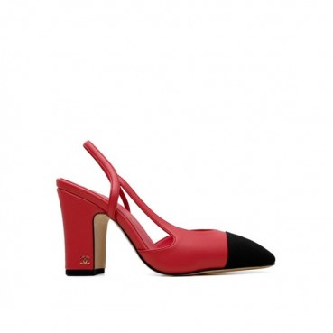 샤넬 여성 하이힐 슬링백 - Chanel Womens Red Slingback 