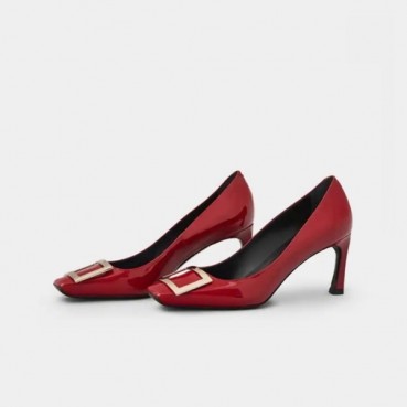 로저비비에 여성 레드 구두 - Roger Vivier Womens Red Pumps 