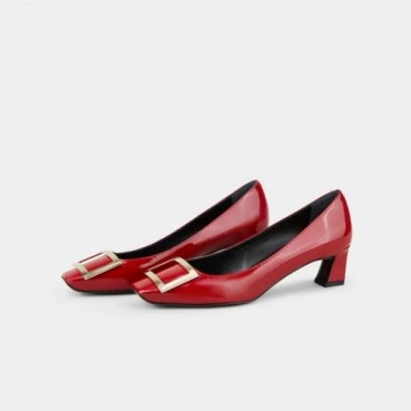 로저비비에 여성 레드 구두 - Roger Vivier Womens Red Pumps 