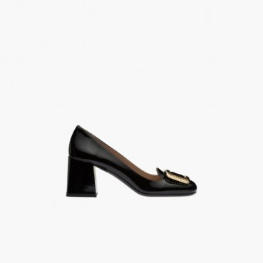 미우미우 여성 페이턴트 가죽 펌프스 힐 Black 【매장140만원대】 - Miumiu Womens Black Pumps 