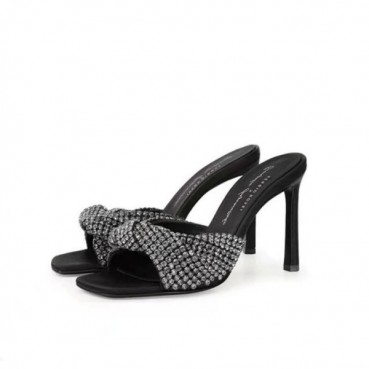 세르지오 로시 여성 블랙 뮬 - Sergio Rossi Womens Black Mule 