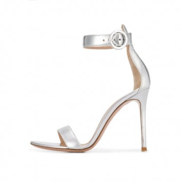 지안비토로씨 여성 실버 하이힐 - Gianvito rossi Womens Silver High