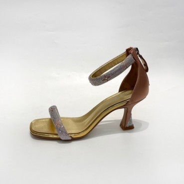 루이비통 여성 골드 하이힐 - Louis vuitton Womens Gold High