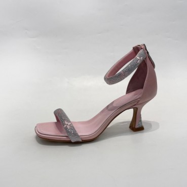 루이비통 여성 핑크 하이힐 - Louis vuitton Womens Pink High