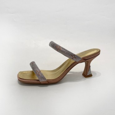 루이비통 여성 골드 하이힐 - Louis vuitton Womens Gold High