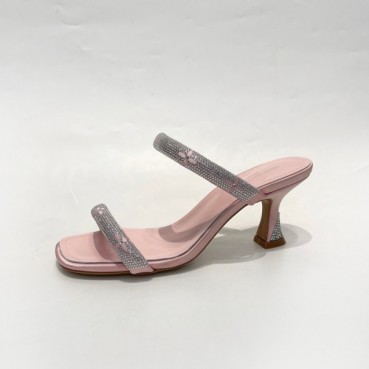 루이비통 여성 핑크 하이힐 - Louis vuitton Womens Pink High