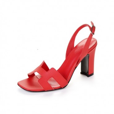 에르메스 여성 레드 하이힐 - Hermes Womens Red High