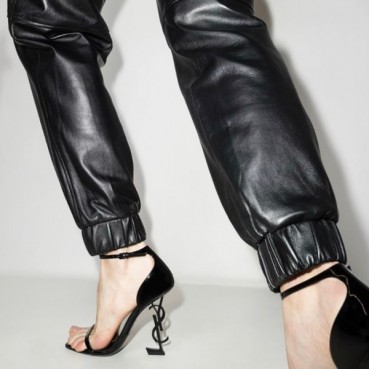 입생로랑 여성 블랙 슬링백 - Saint Laurent Womens Black Sandals 