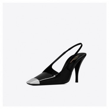 입생로랑 여성 블랙 슬링백 - Saint Laurent Womens Black Sandals 