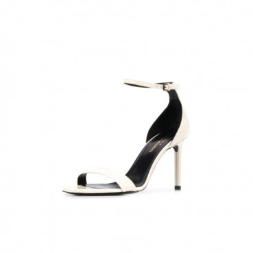 입생로랑 여성 화이트 하이힐 - Saint Laurent Womens White High