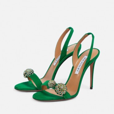 아쿠아주라 여성 그린 하이힐 - Aquazzura Womens Green High