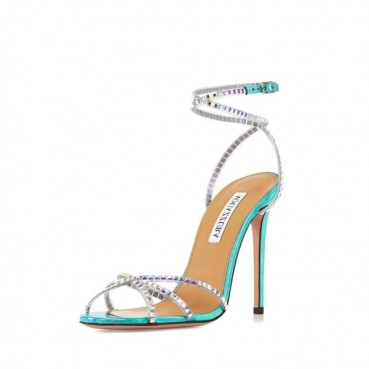 아쿠아주라 여성 블루 하이힐 - Aquazzura Womens Blue High