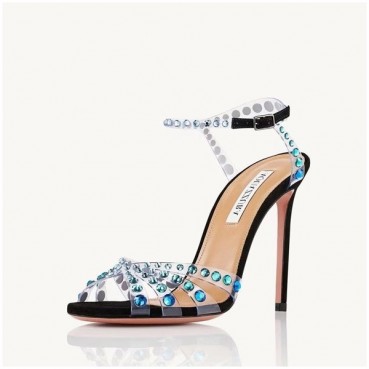 아쿠아주라 여성 블루 하이힐 - Aquazzura Womens Blue High