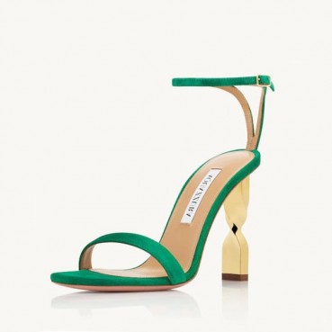 아쿠아주라 여성 그린 하이힐 - Aquazzura Womens Green High