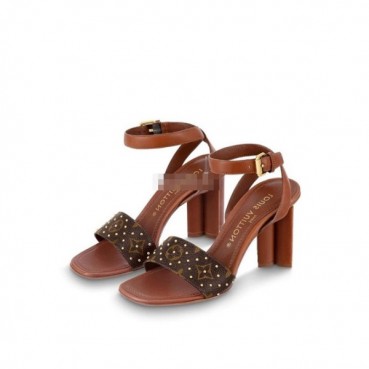 루이비통 여성 브라운 하이힐 - Louis vuitton Womens Brown High