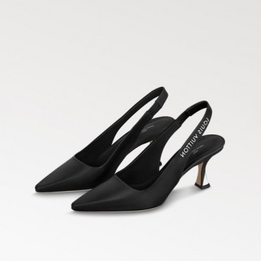 루이비통 여성 블랙 하이힐 - Louis vuitton Womens Black High