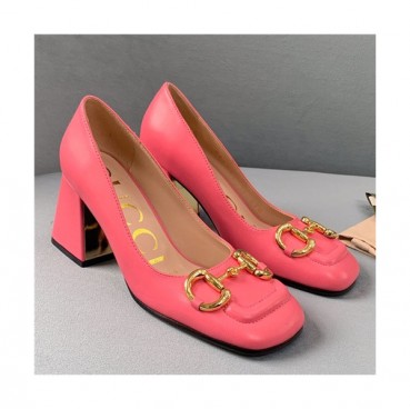 Gucci 2021 Women's Leather High Heel - 구찌 2021 여성용 레더 하이힐,Size(225