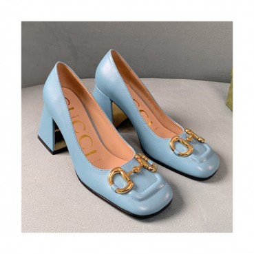 Gucci 2021 Women's Leather High Heel - 구찌 2021 여성용 레더 하이힐,Size(225
