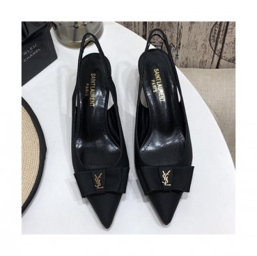 Saint Laurent 2021 Women's Leather High Heel Sandal - 입생로랑 2021 여성용 레거 하이힐 생들,Size(225
