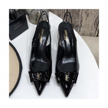 Saint Laurent 2021 Women's Leather High Heel Sandal - 입생로랑 2021 여성용 레거 하이힐 생들,Size(225