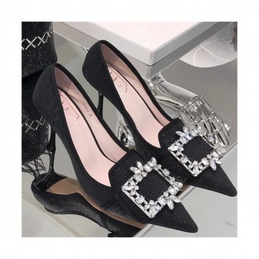 Roger Vivier 2021 Women's Leather High Heel - 로저비비에 2021 여성용 레더 하이힐,Size(225