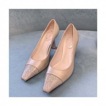 Rene Caovilla 2021 Women's Leather High Heel - 르네까오빌라 2021 여성용 레더 하이힐,Size(225
