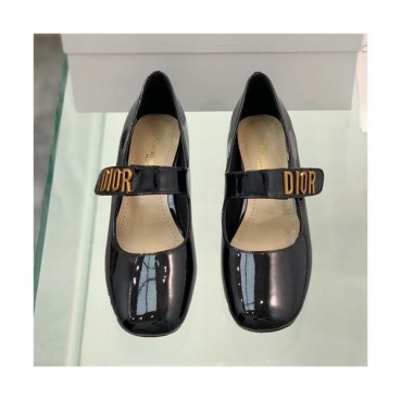 Dior 2021 Women's Leather Middle Heel - 디올 2021 여성용 미드힐,Size(225