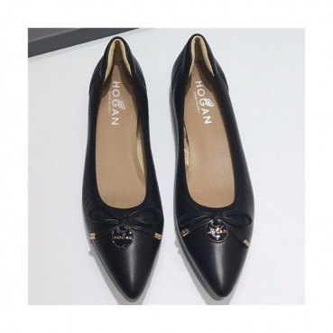 Hogan 2020 Women's Leather Middle Heel Shoes - 호간 2020 여성용 레더 미드힐 슈즈,Size(225