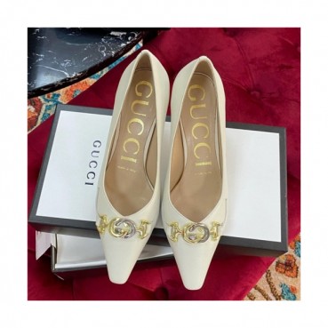 Gucci 2020 Women's Leather High Heel - 구찌 2020 여성용 레더 하이힐,Size(225