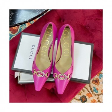 Gucci 2020 Women's Leather High Heel - 구찌 2020 여성용 레더 하이힐,Size(225