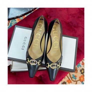 Gucci 2020 Women's Leather High Heel - 구찌 2020 여성용 레더 하이힐,Size(225