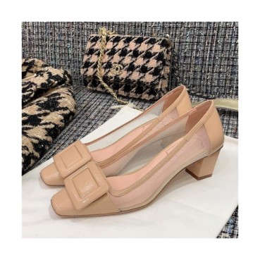 Rogger Vivier 2020 Women's Middle Heel Shoes - 로저비비에 2020 여성용 미드힐 슈즈, RVS0151, Size(225
