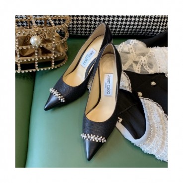 Jimmy Choo 2020 Ladies Leather High Heel - 지미츄 2020 여성용 레더 하이힐, JIMS0081.Size(225 