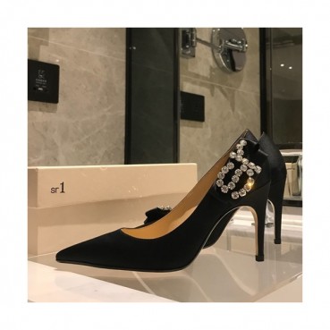 Sergio Rossi  2019 Ladies Slik Pumps High Heel - 세르지오 로시 2019 여성용 실크 펌프스 하이힐 SERS0012.Size(225 