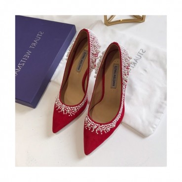 Stuart Weitzman 2019 Ladies Suede Pumps High Heel  - 슈트어트 와이츠먼 2019 여성용 스웨이드 펌프스 하이힐 STUS0040,Size(225