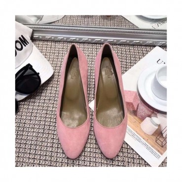 Hermes 2019 Ladies Suede Pumps Middle Heel - 에르메스 2019 여성용 스웨이드 펌프스 미들힐 HERS0218,Size(225 