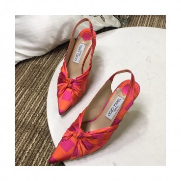 Jimmy Choo 2019 Ladies High Heel Slingback - 지미츄 2019 여성용 하이힐 슬링백, JIMS0060.Size(225 