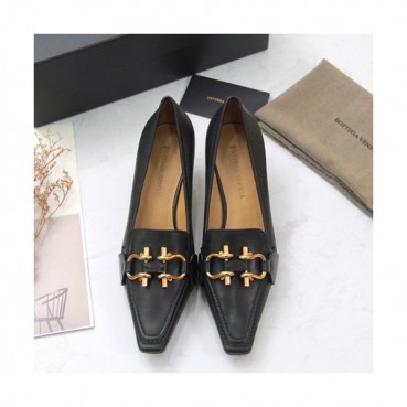 Bottega Veneta 2019 Ladies Leather Pumps Middle Heel - 보테가베네타 2019 여성용 레더 펌프스 미들힐 BVS0037,Size(225 