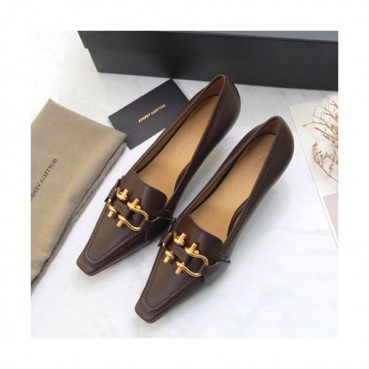 Bottega Veneta 2019 Ladies Leather Pumps Middle Heel - 보테가베네타 2019 여성용 레더 펌프스 미들힐 BVS0034,Size(225 