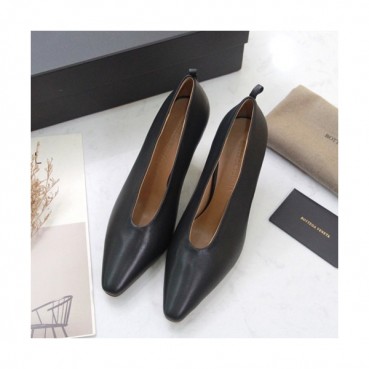 Bottega Veneta 2019 Ladies Leather Pumps Middle Heel - 보테가베네타 2019 여성용 레더 펌프스 미들힐 BVS0031,Size(225 