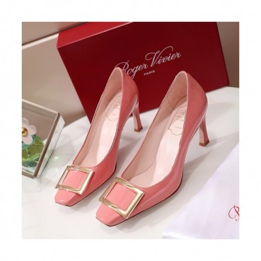 Roger Vivier 2019 Ladies Leather  Pumps High Heel - 로저비비에 2019 여성용 펌프스 하이힐 RVS0064.Size(225 